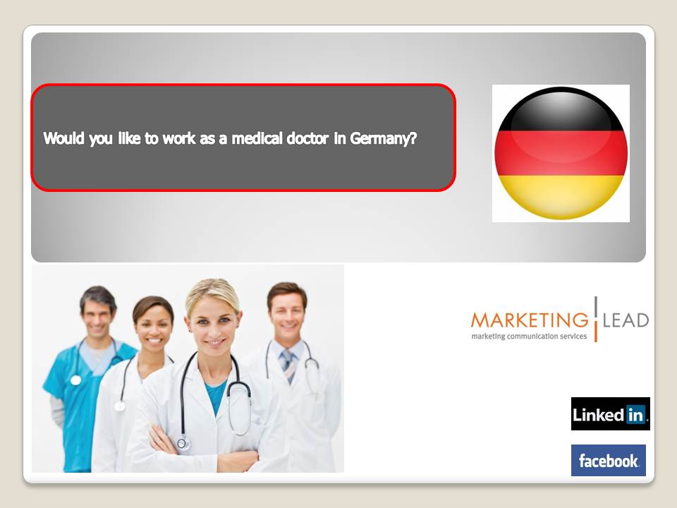 Θέσεις εργασίας για γιατρούς στη Γερμανία